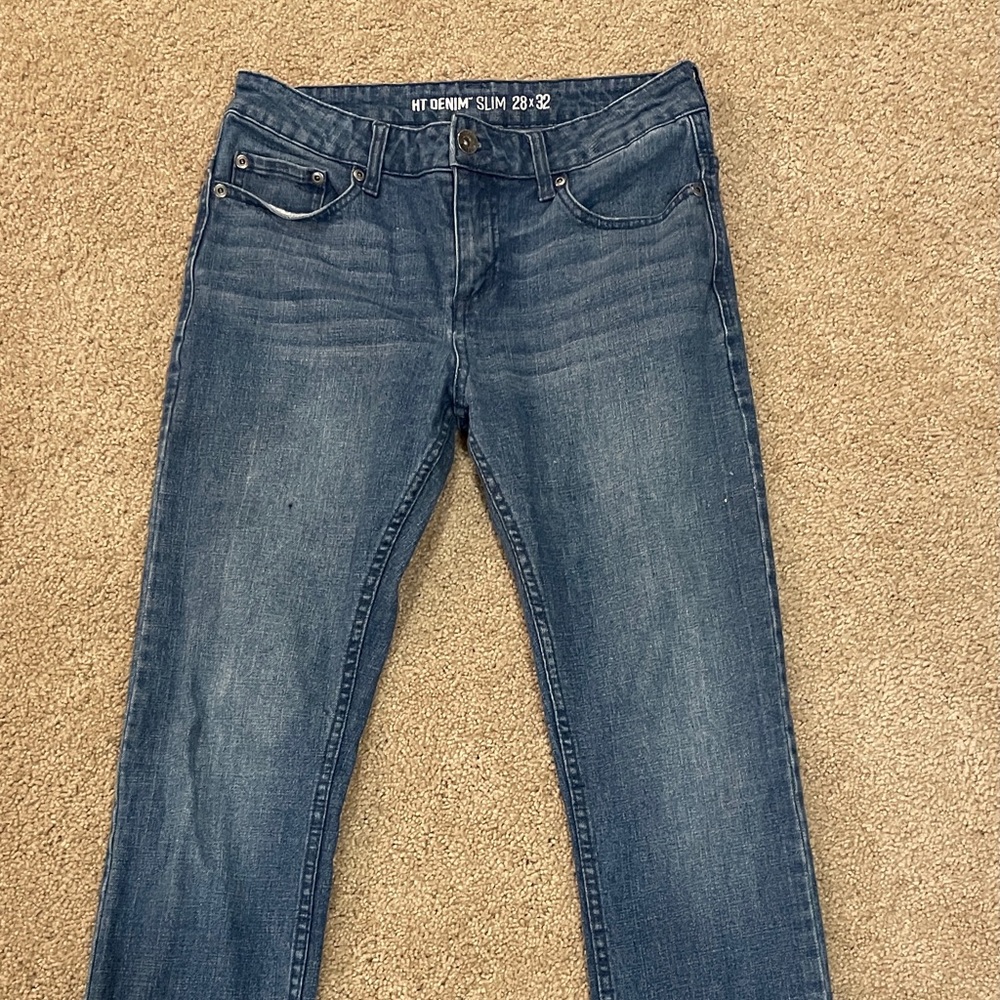 Unisex straight leg jeans